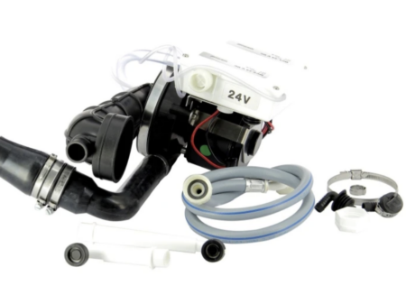 Set: 24V motor WCL1 incl. vermaler met drukknop