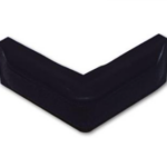 Steigerfender 90 graden 25+25 x 7 x 10 cm, zwart