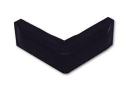 Steigerfender 90 graden 25+25 x 7 x 10 cm, zwart