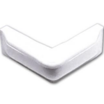 Steigerfender 90 graden 25+25 x 7 x 10 cm, wit