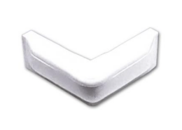 Steigerfender 90 graden 25+25 x 7 x 10 cm, wit