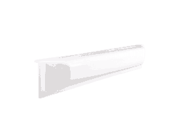 Steigerfender recht 50 x 7 x 10 cm, wit