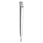 Vetus enkelvoudige ruitenwisserarm verstelbaar 395 - 481 mm RVS