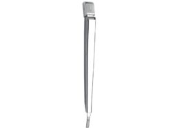 Vetus enkelvoudige ruitenwisserarm verstelbaar 395 - 481 mm RVS