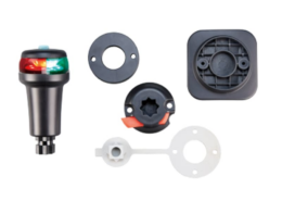 Draagbare LED Navigatieverlichting 360 graden wit
