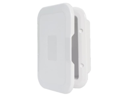 Inbouwkast wit 235x160mm met deksel