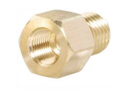 Adapter M10 x 1K -> ¼ - 18 NPTF"
