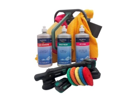 Polyester poets pakket boot – excentrisch accu polijstmachine