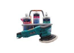 Polyester Poetspakket – Silver met Vonroc machine