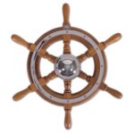 Stazo stuurwiel type 01 teak/chroom 55cm