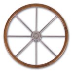 Stazo hoepelstuurwiel type 13 rvs 90cm