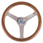 Stazo stuurwiel type 50 teak/rvs 35cm