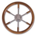 Stazo stuurwiel type 17 rvs/teak 45cm