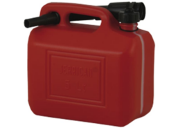 Kunststof Jerrycan 5 Liter met Schenktuit – 240x265x140 mm