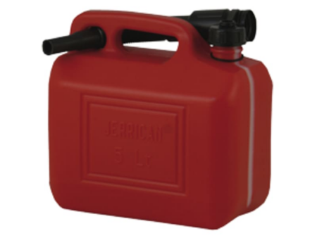 Kunststof Jerrycan 5 Liter met Schenktuit – 240x265x140 mm