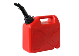 Brandstof Jerrycan 5 Liter met Schenktuit – 260x130x250 mm