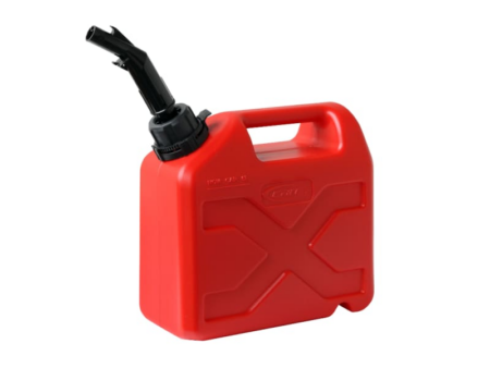 Brandstof Jerrycan 5 Liter met Schenktuit – 260x130x250 mm