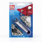 PRYM Drukknopen 15 mm Zilverkleurig – 10 Stuks