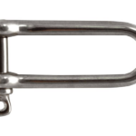 D-sluiting RVS316 lang 8 mm