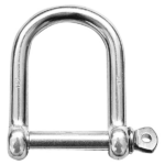 D-sluiting RVS316 breed 8 mm