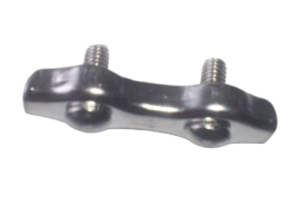 RVS staaldraadklem 6mm plat