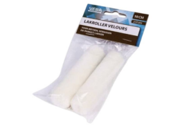 Verfrol velours 10cm (2 stuks)