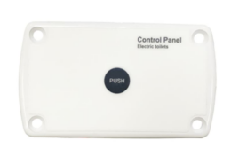 Laguna schakelpaneel voor elektrisch toilet, 12V & 24V, max. 20A