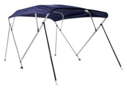 Biminitop Deluxe 246 - 260 cm breed - 4 bogen - navy
