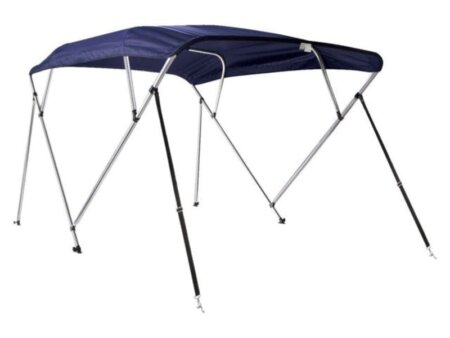 Biminitop Deluxe 246 - 260 cm breed - 4 bogen - navy