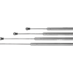 Gasveer, roestvast staal (AISI 316), 305-510 mm. incl. aansluitingen
