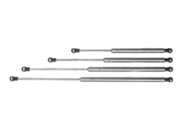 Gasveer, roestvast staal (AISI 316), 305-510 mm. incl. aansluitingen