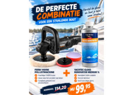 FERM Polijstmachine 1400W + Medium 1L – Combideal